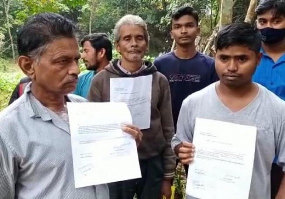 Local people obstructed the construction of boundary wall of the DM office in Sepahijala demanding compensations Local people obstructed the construction of boundary wall of the DM office in Sepahijala demanding compensations
